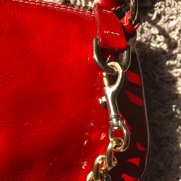 Italian Vintage 1964 Red Leather Handbag - Picture 7 of 16